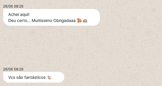 Cliente elogia a equipe da Ratoeira
